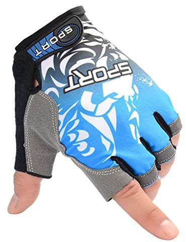 Vorcool UV-Schutzhandschuhe für Fischerei, rutschfest, für Fahrrad, Klettern, Angeln, Reiten Kajak Größe L