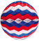 PARTY DISCOUNT Wabenball USA rot-weiß-blau, ø 20 cm