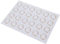 Mopec X454 Aufkleber mit Blumenkranz, 1 Blatt = 24 Stück, Packung mit 5 Stück, Papier, mehrfarbig, Einheitsgröße 5