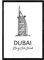 Nacnic Pack Poster -Burj Al Arab Dubai. Blätter mit Denkmälern von Städten. A3 Größe