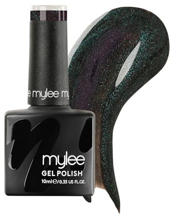 Mylee Gel Nail Polish 10ml [The Sky is not the Limit] UV/LED Soak-Off Nail Art Manicure Pedicure for Professional, Salon & Home Use [Fine Glitters Range] - Long Lasting & Easy to Apply