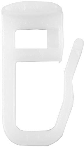 Bestlivings 100 Stück Vorhanggleiter 11x10mm für Vorhangschiene, Universal Gardinenrollen Innenlaufrollen für alle gängigen Gardinenschienen