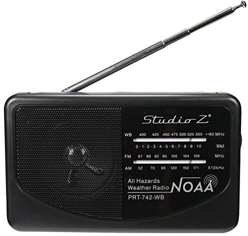 Audiopipe PRT742WB Studio Z Am/fm/weatherband 3 Band World Radio Receiver