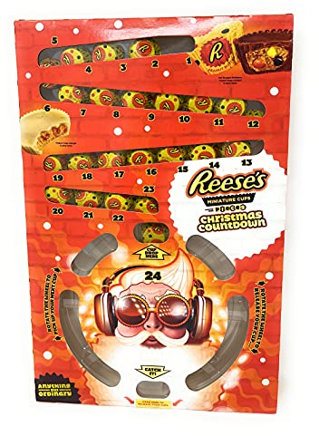 Reese's Adventskalender mit Miniaturbechern, gefüllt mit Stücken, 249 g
