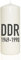 WB wohn trends Spruchkerze, DDR 1949-1990, grau, 20cm, 765g d8cm, Kerze mit Spruch, Brenndauer ca 70 Std