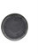 House Doctor Mittelgroßer Teller Pion Schwarz | Gesprenkeltes Geschirr aus Steingut | Dänisches Design für Hygge-Lebensgefühl, Small, Pebble Black