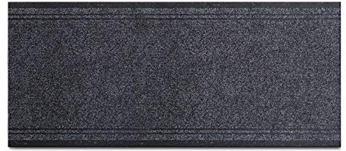 Schmutzfang-Teppich-Läufer Meterware MALAGA – Anthrazit, MUSTER, Rutschfester Küchenläufer, Robuste Sauberlauf-Matte