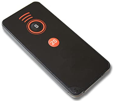 vhbw Fernauslöser Fernbedienung Infrarot kompatibel mit Sony Alpha SLT-A77VQ Kamera