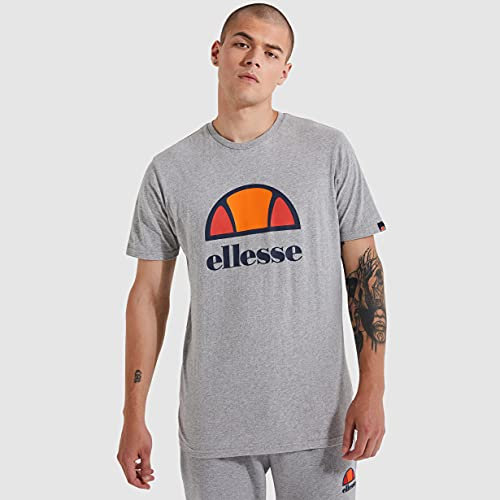 Ellesse Mens Dyne Tee T-Shirt, Grey Marl, XS