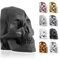 concrette Buchstütze Skull Low-Poly Totenkopf aus architektonischem Beton - Stütze für Bücherregal Buchhalter Buchständer - Dekorative Buchstützen für Regale - 1 Stück, 110x105x125 mm