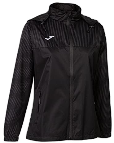 Joma Damen Montreal Regenjacke, Schwarz, M