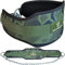 AQF Dip Gürtel Mit Stahlkette, Neopren Fitness Gewichthebergürtel, Gewichtsgürtel, Bodybuilding Dip Belt, Dipgürtel Kraftraining Gürtel Dips Herren Damen (Grünes Camo)