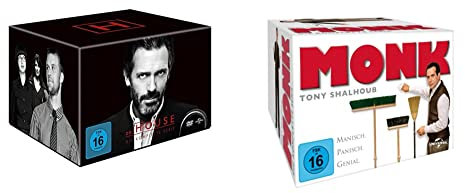 Dr. House - Die komplette Serie, Season 1-8 (46 Discs) & Monk - Staffel 1-8 - Gesamtbox [32 DVDs]