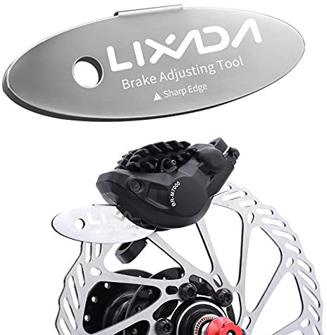 Lixada 1/2 Pcs MTB Einstellwerkzeug Scheibenbremsen Fahrradunterlagen Montageassistent Bremsbeläge Rotor Ausrichtwerkzeuge Distanzscheiben Fahrrad Reparatursatz