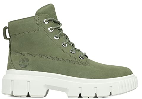 Timberland Women's Greyfield Leather Boot Boat Shoe, Deep Lichen Green, 5 UK