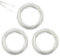 Rebanky 30M Cavo Elettrico Trasparente a 2 Fili Flessibile Filo Elettrico Trasparente Cavo Flessibile per Prolunga per Apparecchiature Elettriche e Illuminazione,3 pcs,10m ciascuno