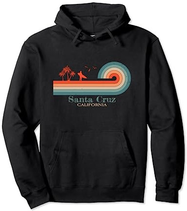 Santa Cruz CA Kalifornien Surfer I Santa Cruz Kalifornien Pullover Hoodie