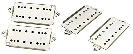 ziyuan 2Pcs 50mm 52mm Guitar Pickup Base Plate Accessories Guitar Neck Bridge Humbucker Pickup Base Plate Pole Spacings Humbucker Bridge Neck Parts