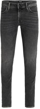 JACK & JONES Men's Jjiliam Jjoriginal Sq 003 Noos Jean Pants, Black Denim, 32 W/32 L