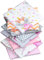 CraftsFabrics Stoffpaket, 8 Stück, 40 cm x 50 cm, rosa Fee, Cartoon, 100 % Baumwolle, für Quilten, Scrapbooking, Patchwork, Kunst und Handwerk