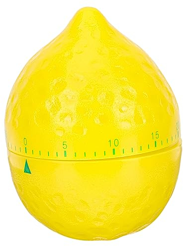 GaRcan Zitronen-Timer, Back-Erinnerung, Küchen-Erinnerung, Küchen-Timer, mechanischer Kinder-Timer, Kinder-Timer, Aufzieh-Timer, mechanischer Koch-Timer, digitaler Kunststoff, Sport zum D