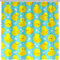 ANHOPE Cartoon Gelbe Gummi Ente Duschvorhang Wasserdicht Anti-schimmel Polyester Stoff Duschvorhänge 180 x 180 cm Shower Curtains Waschbar Bad Vorhäng für Badzimmer mit 12 Haken