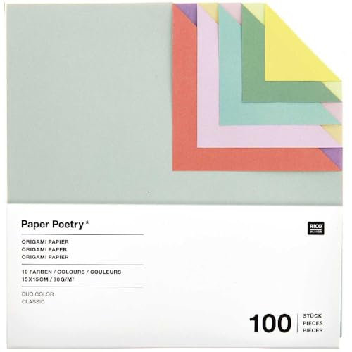Origami Duo Color, Classic FSC MIX, 15 x 15 cm, 100 Blatt
