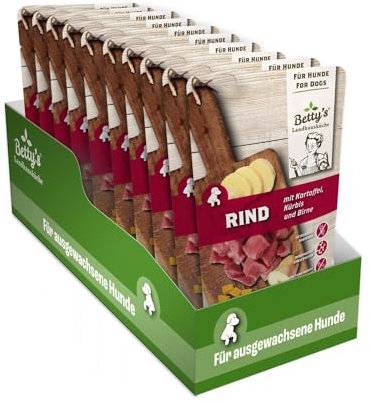 Betty’s Landhausküche Frischebeutel Rind mit Kartoffel 125g x 10
