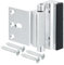 PATIKIL Home Security Door Lock, Door Reinforcement Lock Withstand 800 Lbs High-Security 3 Door Latch Stopper Aluminum Brushed Surface with Screws for Home Safety Privacy, Silver