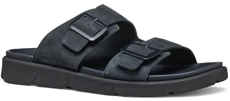 Geox Homme U XAND 2S A Sandale à glissière, Navy, 42 EU