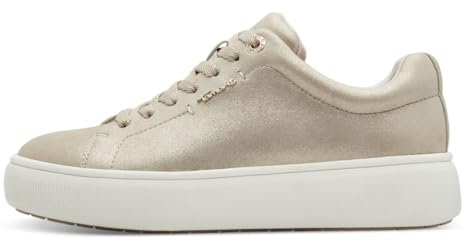 Tamaris Damen Schnürhalbschuh in beige - Gr. 41
