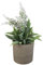 Morbuy Kunstpflanze im Topf Nordic Mini Topfpflanze Realistische Künstliche Blumen Grün Plastik Pflanzen Innen Deko Desktop Bonsai für Balkon, Wohnzimmer, Schlafzimmer Deko (Hyazinthe)