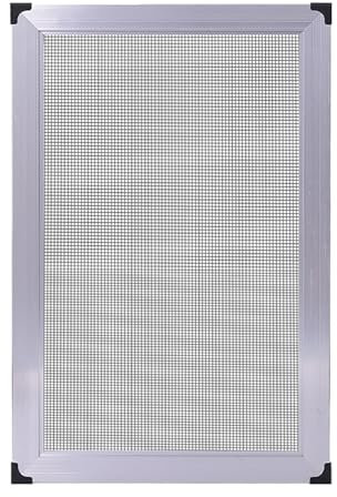 Zanzariera estensibile telaio alluminio Schermo per Finestra Scorrevole Orizzontale Argento per Casa, Schermo di Rete per Finestra Scorrevole Pre incorniciato con Telaio in Alluminio, per Cucina Balco