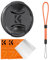 K&F Concept 95mm Bouchons/Caches Objectifs + Élastiques + 2 Chiffons de Nettoyage Emballé sous Vide Compatible avec Appareil Photo Canon Nikon Sony Olympus Fujifilm Pentax Panasonic Leica