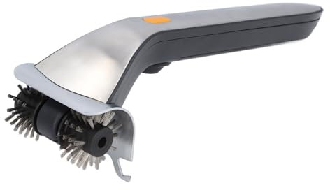Elektrische Grillbürste mit Wasserreservoir, 2000 U/min, Automatische Grillbürsten und Schaber für Grillreiniger, Dampfgrillbürste für Grill Im Freien, Einzigartiges Grillen für