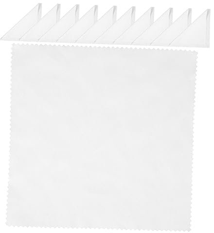 PERSELOSO 50stücke Brillenreinigungstücher Mikrofaser Brillentücher Für Brillen Linsenputztuch Brillenlinsenreiniger Brillenputztuch Für Brillenputzen