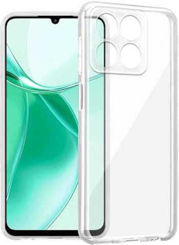 Cadorabo Hülle kompatibel mit ZTE Blade A35 / A55 Hülle Silikon Handyhülle für Blade A35 / A55 Case, Kratzfeste und stoßfeste Schutzhülle für ZTE Blade A35 / A55 - VOLL TRANSPARENT