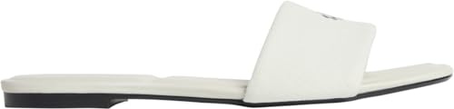 Calvin Klein Damen Square Flat SNDL Canvas Hw Hw0hw03129 Flache Sandalen