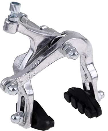 Homyl Fahrrad Bremszange Seitenzug Bremsenset Inklusive Aluminiumlegierung Verschleißfeste Bremsbeläge Kabelführung Und Schnellspanner für Mountainbikes