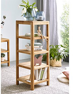 moebel-eins Verona Regal, Material Massivholz, Wildeiche geölt, 106 cm