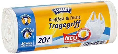 Swirl Müllbeutel 20 l, Tragegriff, 20 Stück