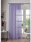 ASAB Single Panel Slot Top Voile Curtain Sheer Quality Pole & Rod Pocket Plain Colours For Window and Doors - 148cm x 229cm - Lilac