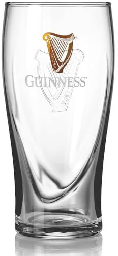 Guinness Lot de 4 verres à bière Gold Sparkle Harp Signature - 473 ml