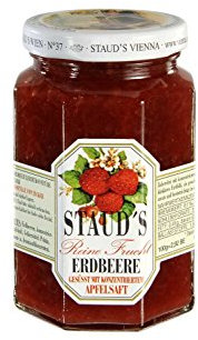 Erdbeer Fruchtaufstrich gesüsst mit Apfelsaft 250 gr. - Staud's