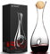 NUTRIUPS Wine Decanter with Stopper, Hand Blown Wine Carafe, Pierced Decorative Snail Decanter with Brush