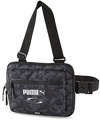 PUMA Unisex Style Chest Bag Tasche, Schwarz-Mehrfarbig
