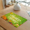 Daesar Set de Table 2 Personnes, Tapis de Table Cuisine Tapis Table Enfant Vert Napperon Coton Lin 45x32CM