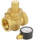 BSP DN32 0.05-0.8Mpa Messing Druckminderer einstellbar Meter Meter Durchfluss einstellbar