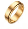 Epinki Fidget Band Rings, Angst Ring für Frauen Männer Spinner Ring 6mm Band Ringe Cool Fidget Angst Ring für Angst Stress Ring Anti Angst Relief Ringe, Gr.54 (17.2)