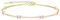 LOUISA SECRET Gold Armband Damen 925 Sterling Silber 14k Vergoldet Zirkonia Armbänder Damen Verstellbar Armkette Valentinstag Muttertag Geburtstags Weihnachts geschenke für Sie Frauen Freundin mama